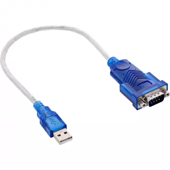 InLine USB į nuoseklųjį adapterio kabelis USB Type-A kištukas / DB9 kištukas apie 0,2 m