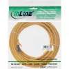 InLine komutacinis kabelis S/FTP PiMF Cat.6A be halogenų 500MHz geltonas 7.5m