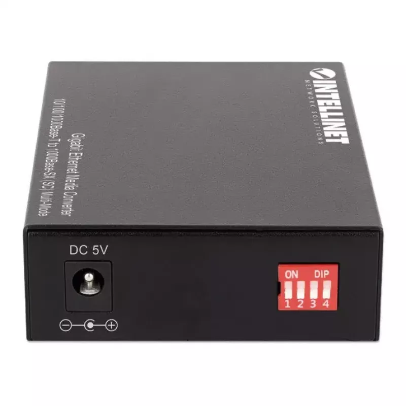 Intellinet Gigabit Ethernet Media Converter 10/100/1000Base-T į 1000Base-SX (SC) daugiamodė, 550 m, automatinis derėjimasis