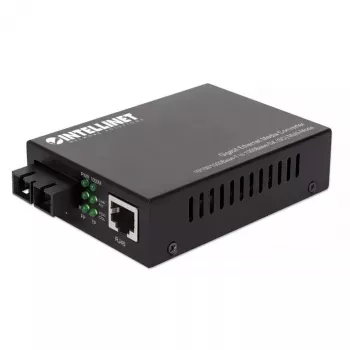 Intellinet Gigabit Ethernet Media Converter 10/100/1000Base-T į 1000Base-SX (SC) daugiamodė, 550 m, automatinis derėjimasis