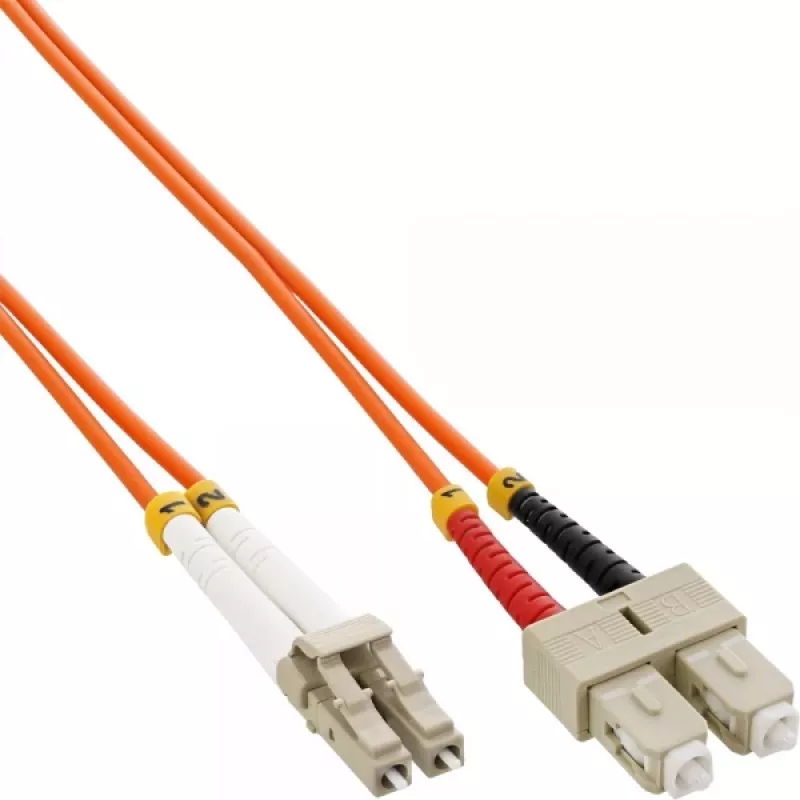 InLine Fiber Optical Duplex kabelis LC/SC 50/125µm OM2 5m
