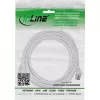 “InLine” plonas komutacinis kabelis, U/FTP, Cat.8.1, TPE be halogenų, baltas 3 m