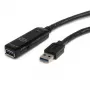 StarTech.com 3 m USB 3.0 aktyvus ilginimo kabelis - M/F, 3 m, USB A, USB A, USB 3.2 Gen 1 (3.1 Gen 1), juoda