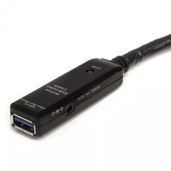 StarTech.com 3 m USB 3.0 aktyvus ilginimo kabelis - M/F, 3 m, USB A, USB A, USB 3.2 Gen 1 (3.1 Gen 1), juoda