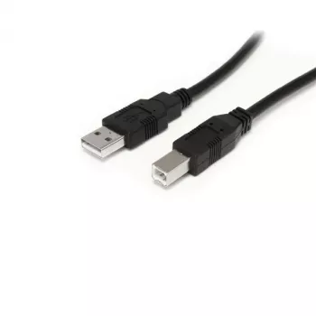 „StarTech.com“ 9 m (30 pėd.) aktyvus USB 2.0 A–B laidas, 9 m, USB A, USB B, USB 2.0, 0,48 Gbit/s, juodas