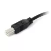 „StarTech.com“ 9 m (30 pėd.) aktyvus USB 2.0 A–B laidas, 9 m, USB A, USB B, USB 2.0, 0,48 Gbit/s, juodas