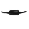 „StarTech.com“ 9 m (30 pėd.) aktyvus USB 2.0 A–B laidas, 9 m, USB A, USB B, USB 2.0, 0,48 Gbit/s, juodas