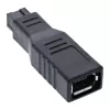 InLine FireWire 400 / 800 1394b adapteris 6 į 9 kontaktų lizdas / kištukas