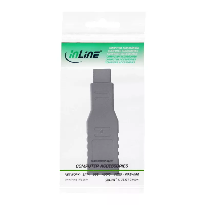 InLine FireWire 400 / 800 1394b adapteris 6 į 9 kontaktų lizdas / kištukas