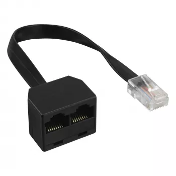 InLine ISDN skirstytuvas 1->2, 1x RJ45 M / 2x RJ45 F, (8P8C), be rezistorių