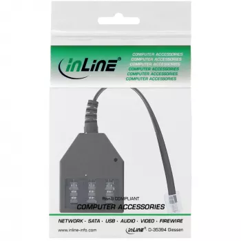 InLine TAE Vokiškas adapterio laidas RJ11 6P4C kištukas į TAE NFN lizdą 69942A