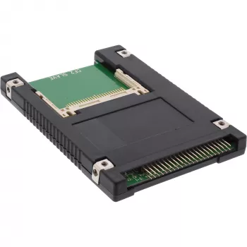 InLine IDE adapteris, skirtas 2,5 colio diskui prie 2x Compact Flash, naudoja CF korteles kaip standžiuosius diskus