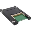 InLine IDE adapteris, skirtas 2,5 colio diskui prie 2x Compact Flash, naudoja CF korteles kaip standžiuosius diskus