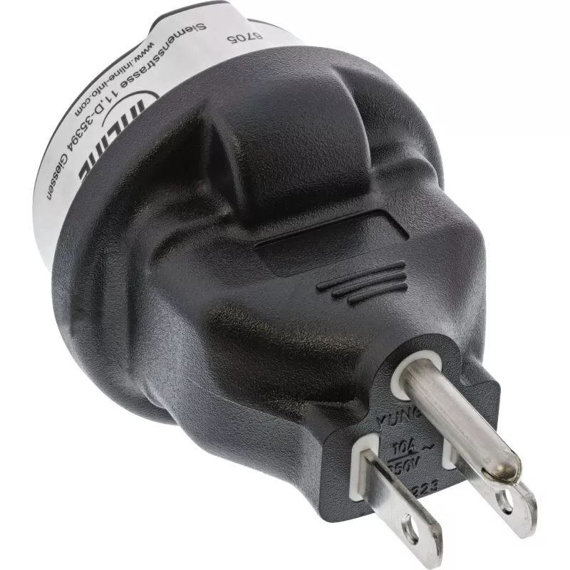 Kelioninis adapteris InLine 16705 JAV (US) kištukas į F tipo lizdą