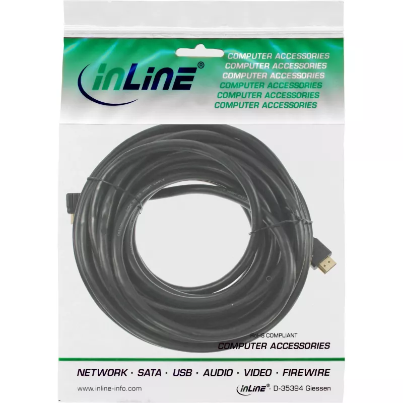 InLine HDMI mini laidas, High Speed HDMI, AM/CM, paauksuoti kontaktai, 2 m