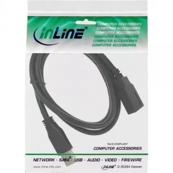 InLine USB 3.2 Gen.1 laidas, Type A (kištukas) / Type B (lizdas), juodas, 1,5 m