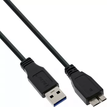 Microconnect USB3.0AB5MICRO USB kabelis USB 3.2 Gen 1 (3.1 Gen 1) 5 m USB A Micro-USB B Juoda