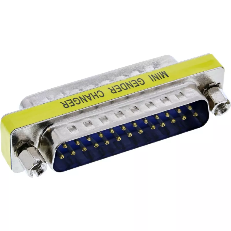 InLine Mini jungčių adapteris 25 kontaktų Sub-D kištukas / kištukas