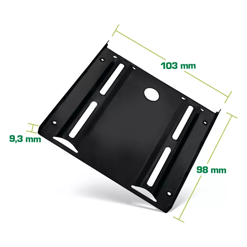 InLine HDD/SSD montavimo rėmelis, 2,5 colio į 3,5 colio, su varžtais, juodas