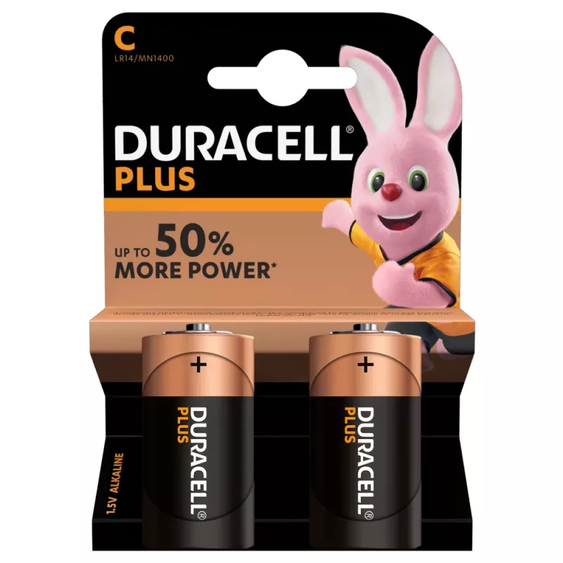 Duracell Plus vienkartinė baterija C Šarminė