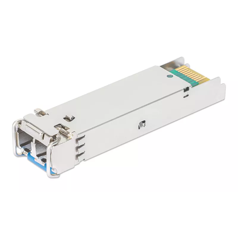 Intellinet Industrial Gigabit Fiber SFP optinis siųstuvas-imtuvas, modulis 1000Base-LX, vienmodis, 10 km, sidabrinis