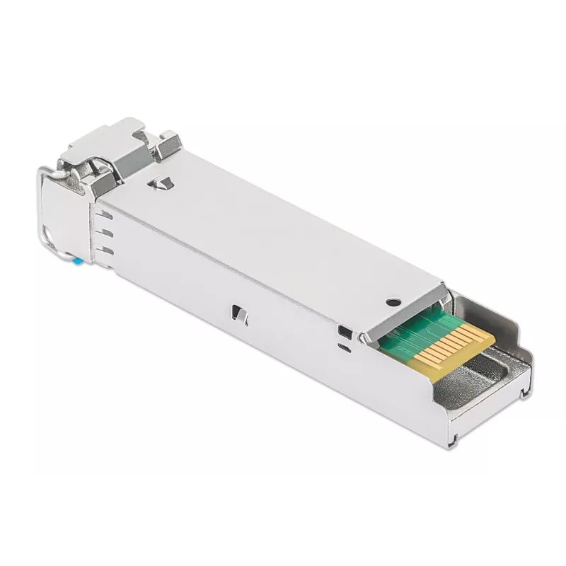 Intellinet Industrial Gigabit Fiber SFP optinis siųstuvas-imtuvas, modulis 1000Base-LX, vienmodis, 10 km, sidabrinis