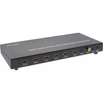 InLine HDMI Matricos Perjungiklis, 4K2K, 4 įėjimai į 2 išėjimus