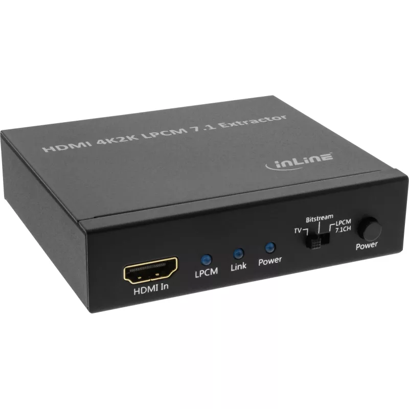 InLine HDMI garso ištraukiklis, įvestis 4K2K HDMI
