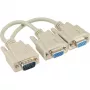 InLine VGA Y laidas HD15 kištukas / 2x HD15 lizdas 0,2 m