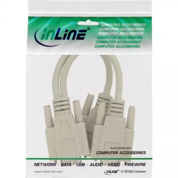 InLine VGA Y laidas HD15 kištukas / 2x HD15 lizdas 0,2 m