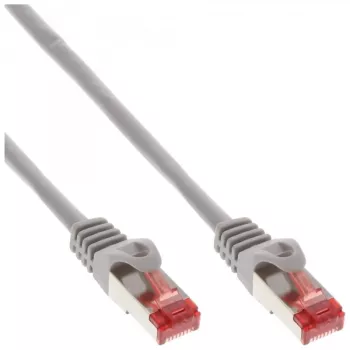 InLine komutacinis kabelis S/FTP PiMF Cat.6 250 MHz vario be halogenų pilkas 50 m