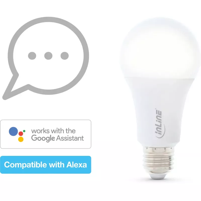 InLine SmartHome LED lemputė RGB E27, 900 lm