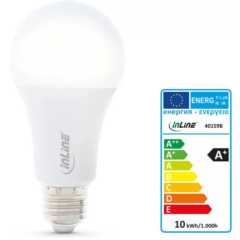 InLine SmartHome LED lemputė RGB E27, 900 lm
