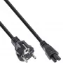 InLine 40 vnt. pakuotėje Bulk-Pack maitinimo laidas nešiojamam kompiuteriui, juodas, 1,8 m