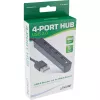 InLine USB 2.0 4 prievadų šakotuvas, USB-A kištukas į 4x USB-A lizdus, laidas 15 cm