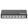 Intellinet 8 prievadų Fast Ethernet komutatorius, stalinis, plastikinis, IEEE 802.3az (Energiją taupantis Ethernet), juodas