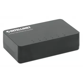“Intellinet” 24 prievadų gigabitinio eterneto komutatorius, 24 x 10/100/1000 Mbps RJ45 prievadai, IEEE 802.3az energiją taupantis eternetas, stalinis, 19 colių stovo montavimui