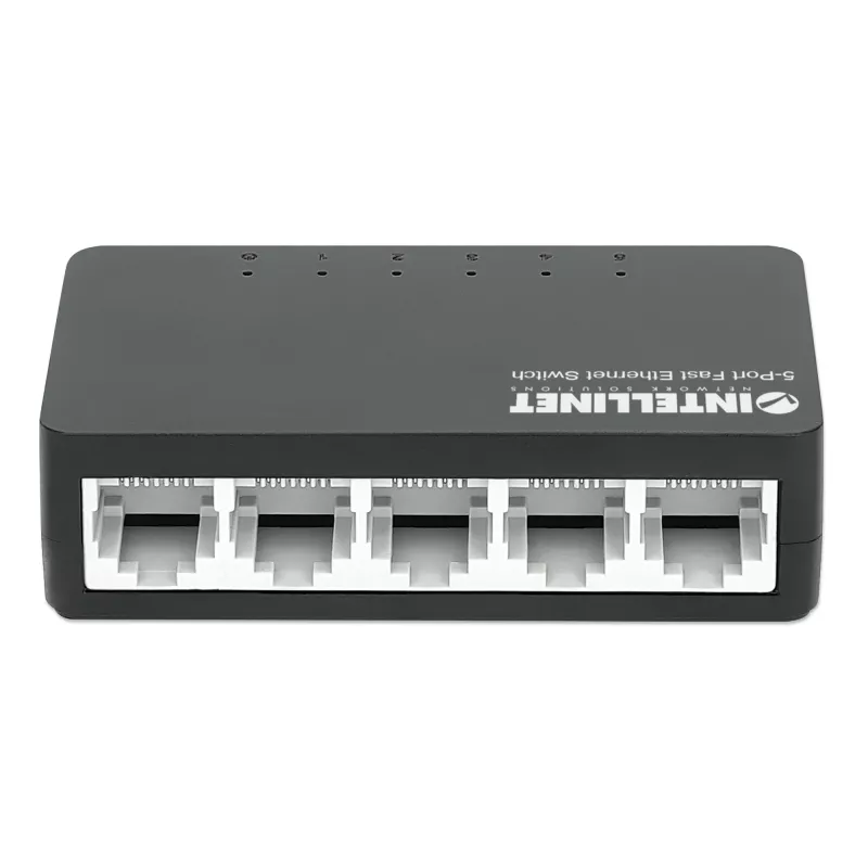“Intellinet” 24 prievadų gigabitinio eterneto komutatorius, 24 x 10/100/1000 Mbps RJ45 prievadai, IEEE 802.3az energiją taupantis eternetas, stalinis, 19 colių stovo montavimui