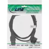 “InLine” maitinimo laidas, CEE7/7 kampinis į C15 tiesų, 3 x 1 mm², juodas, 1,8 m