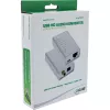 USB HD garso adapteris InLine 33053I 24 bitų 192 kHz skaitmeninis koaksialinis/Toslink/I2S keitiklis