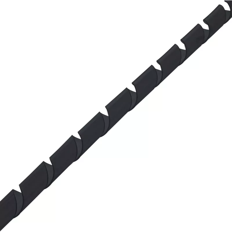Spiral kabelis wrap InLine 10 m, juodas, 25 mm skersmuo