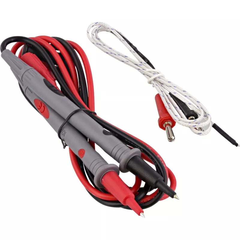Multimetras InLine 43127 su jutikliniu kilimėliu, apšviestu LED ekranu 62x50 mm, CAT III/CAT IV, AA baterija