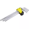 Ilgas šešiabriaunių raktų rinkinys Hexagon Allen 9 vnt. InLine 43085