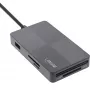 InLine 66772F kortelių skaitytuvas USB pilkas