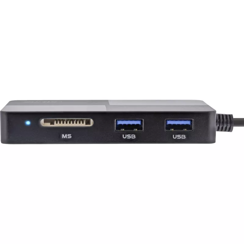 InLine 66772F kortelių skaitytuvas USB pilkas