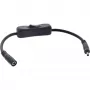 InLine DC kabelis su jungikliu, DC kištukas/lizdas 3,5x1,35 mm, AWG 18, juodas, 0,20 m