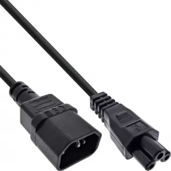 InLine maitinimo laidas, C14 lizdas į C5 jungtį, juodas, 2 m
