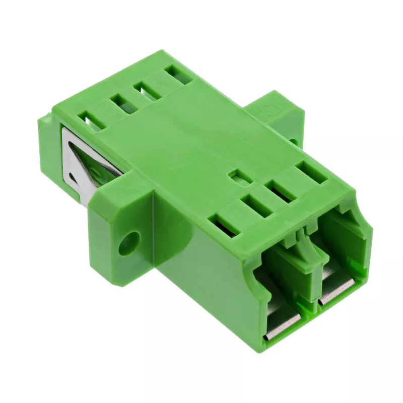 Skaidulinis optinis adapteris InLine 89989R Dvikryptis LC/LC SM Moteriška/Moteriška Žalias