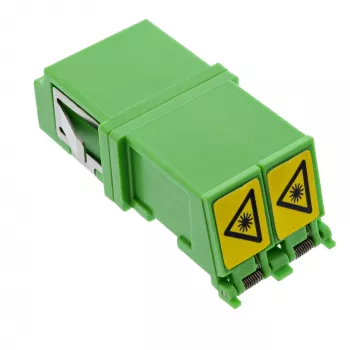 Šviesolaidinis adapteris „InLine“ 89989O LC/LC SM lizdas-lizdas, žalias