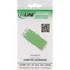 Šviesolaidinis adapteris „InLine“ 89989O LC/LC SM lizdas-lizdas, žalias